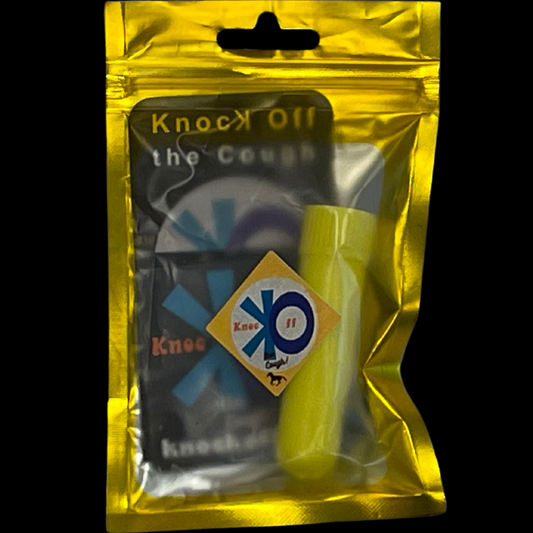 Knock Off the Cough | Horse (yellow) | Nasal Inhaler for Cough Relief | Pocket Size